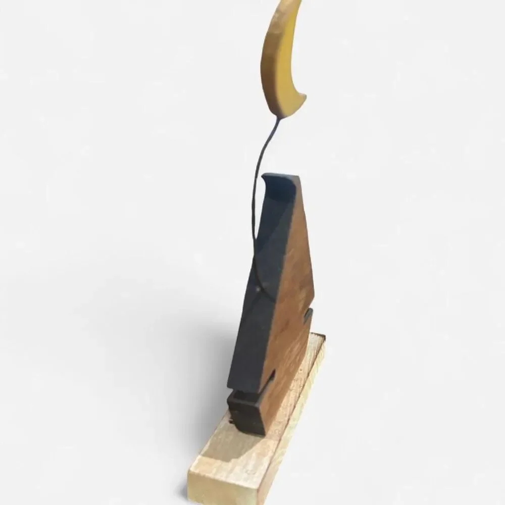 Solid Wood Sailboat Decor Piece